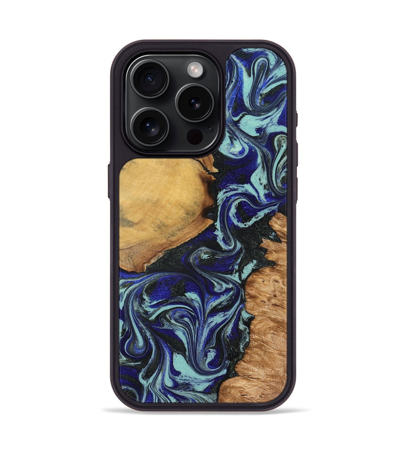 iPhone 15 Pro Wood Phone Case - Myranda (Green, 827218)