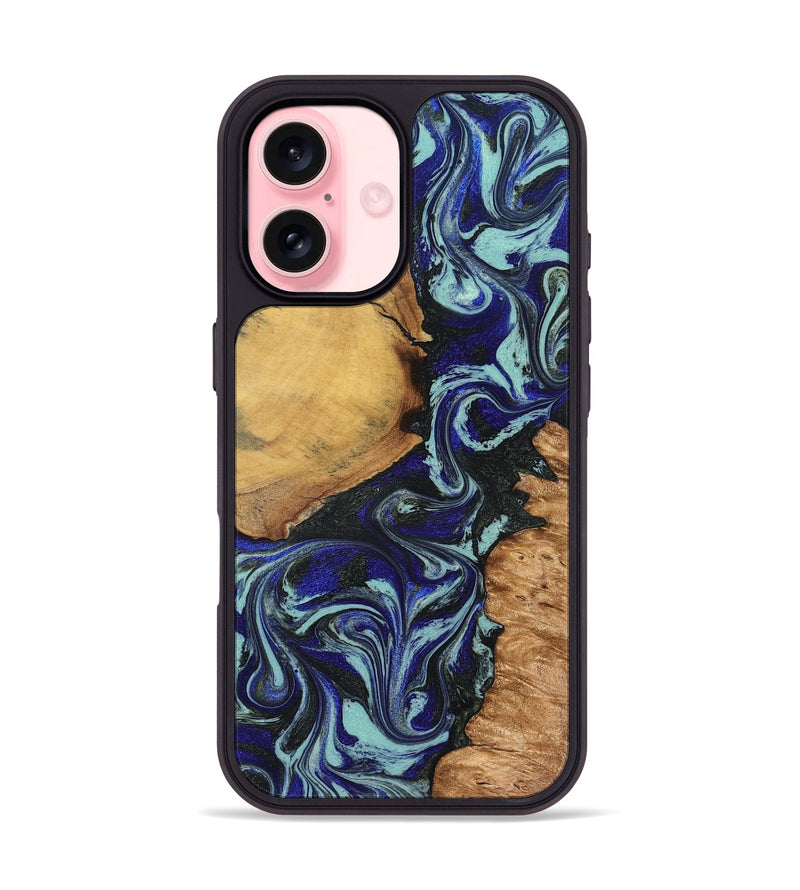 iPhone 16 Wood Phone Case - Myranda (Green, 827218)