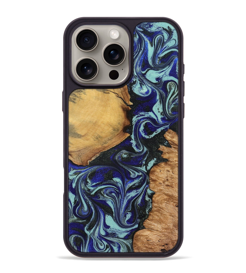 iPhone 16 Pro Max Wood Phone Case - Myranda (Green, 827218)