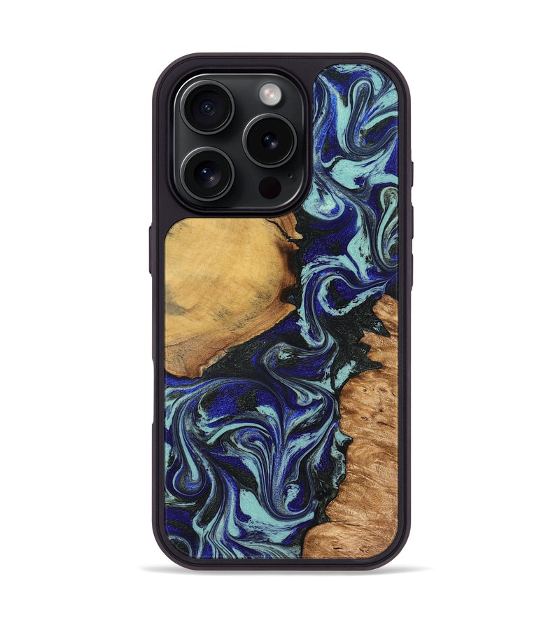 iPhone 16 Pro Wood Phone Case - Myranda (Green, 827218)