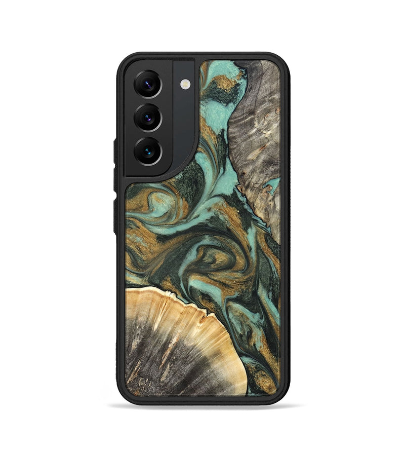 Galaxy S22 Wood Phone Case - Glenna (Green, 827219)