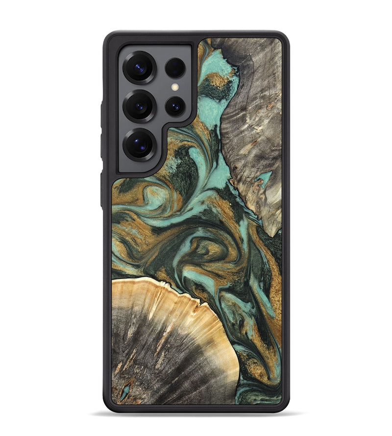 Galaxy S25 Ultra Wood Phone Case - Glenna (Green, 827219)