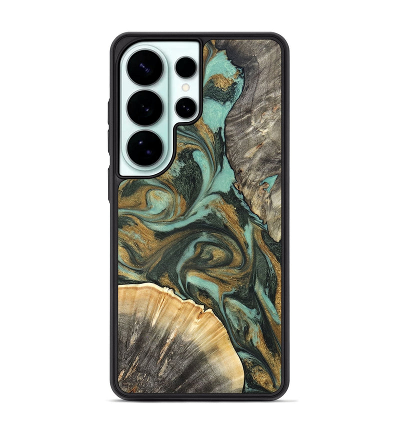 Galaxy S26 Ultra Wood Phone Case - Glenna (Green, 827219)