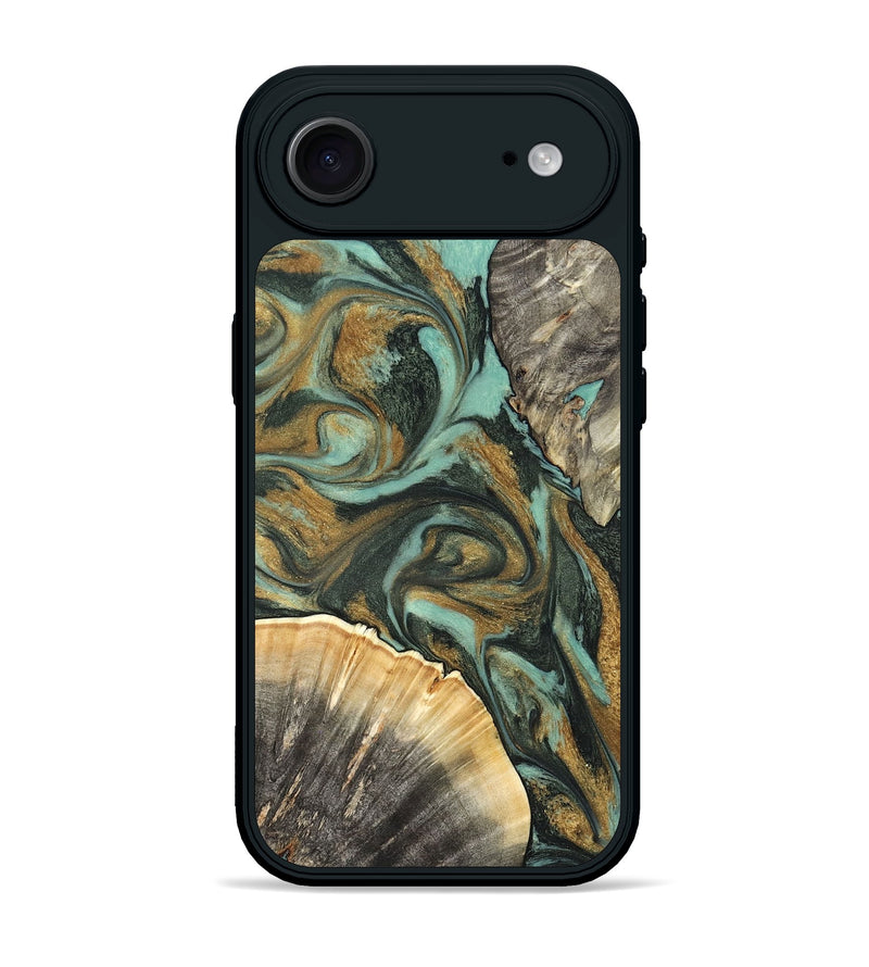 iPhone 17 Air Wood Phone Case - Glenna (Green, 827219)