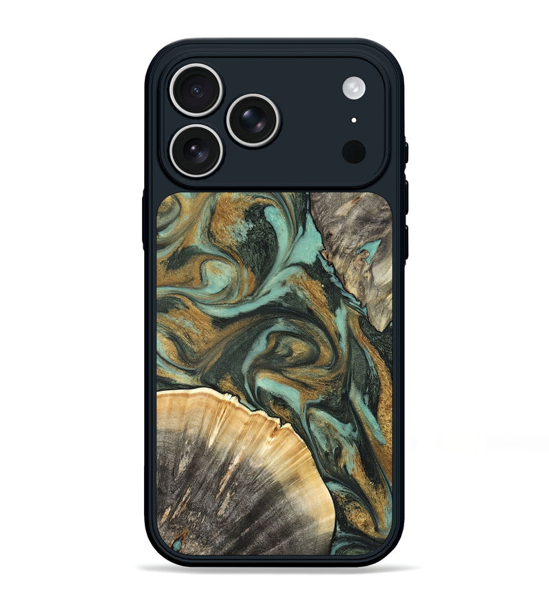 iPhone 17 Pro Max Wood Phone Case - Glenna (Green, 827219)