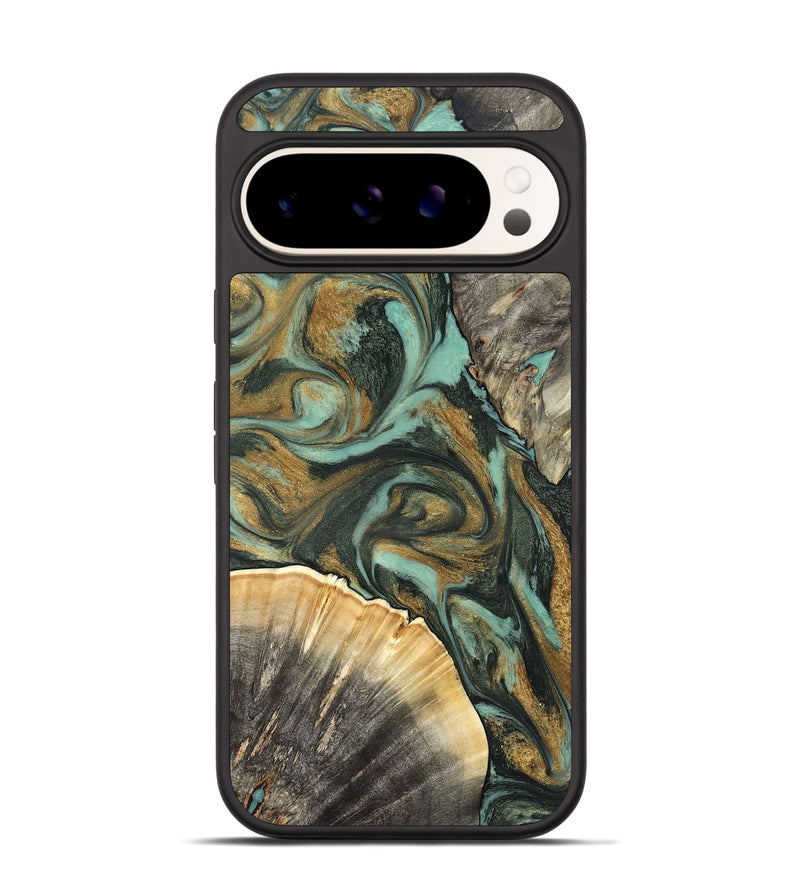 Pixel 9 Pro Wood Phone Case - Glenna (Green, 827219)