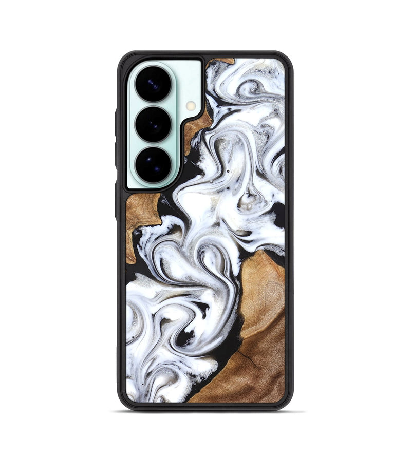 Galaxy S26 Wood Phone Case - Ameer (Black & White, 827220)