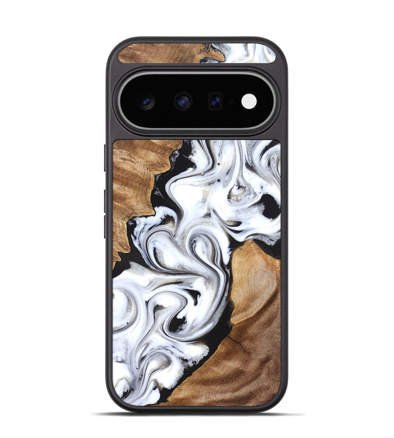 Pixel 11 Wood Phone Case - Ameer (Black & White, 827220)