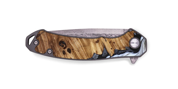 EDC Wood Pocket Knife - Lorelei (Black & White, 827221)