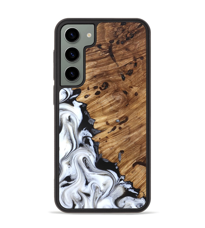 Galaxy S23 Plus Wood Phone Case - Lorelei (Black & White, 827221)