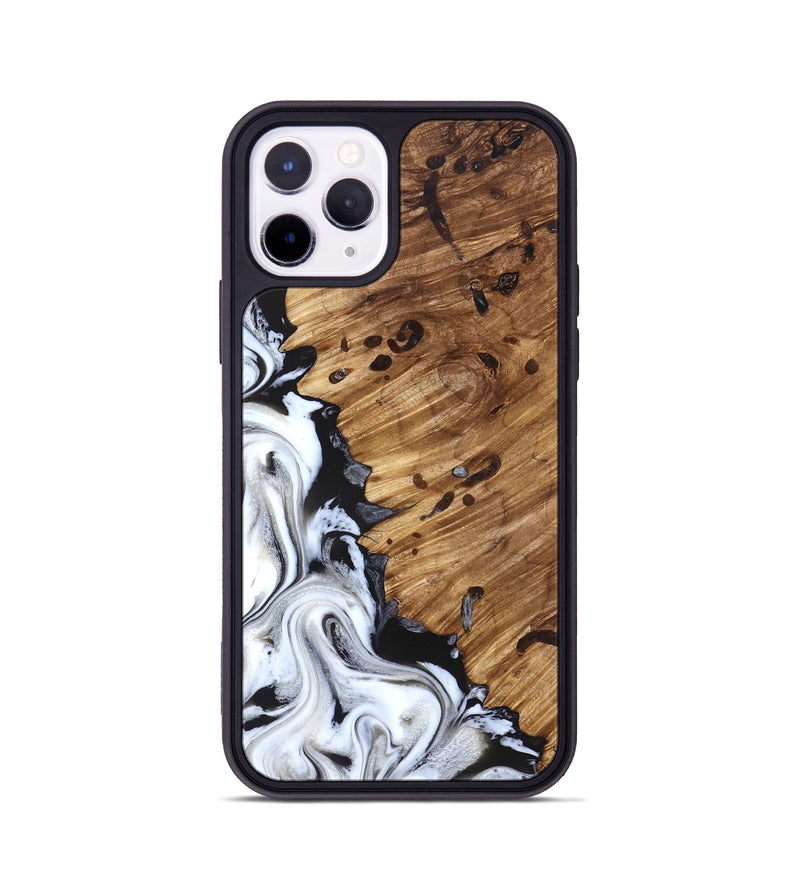 iPhone 11 Pro Wood Phone Case - Lorelei (Black & White, 827221)