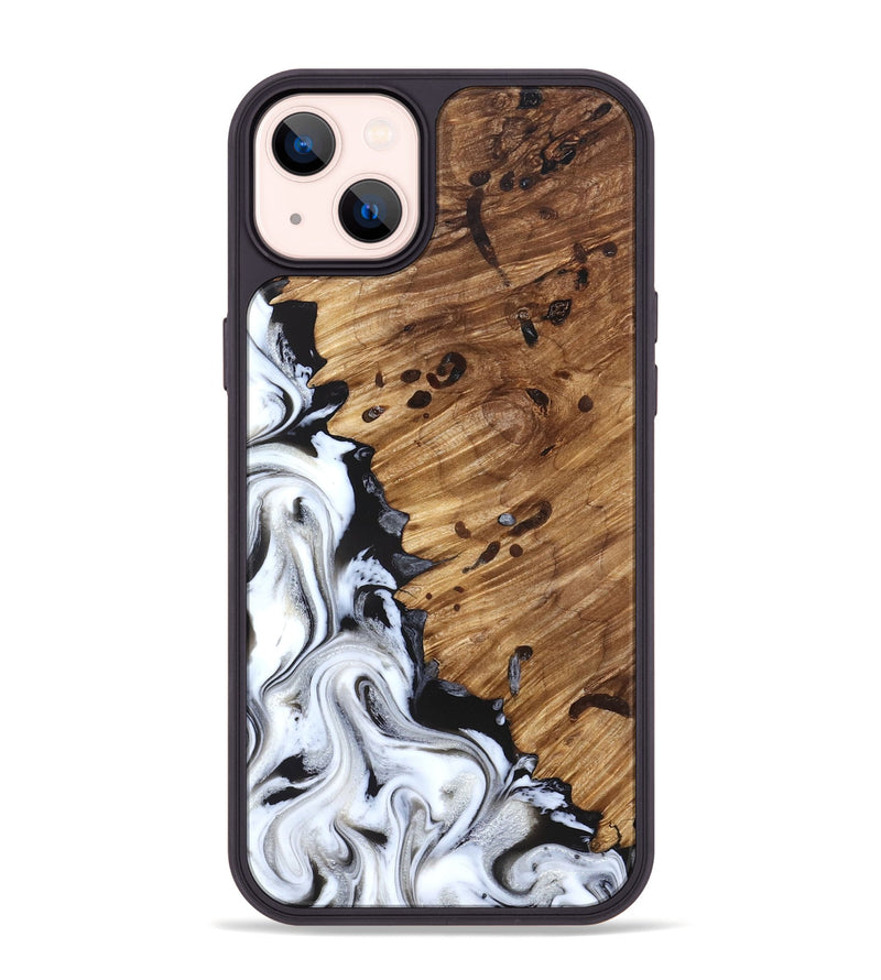 iPhone 14 Plus Wood Phone Case - Lorelei (Black & White, 827221)