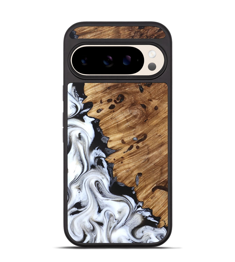 Pixel 10 Wood Phone Case - Lorelei (Black & White, 827221)
