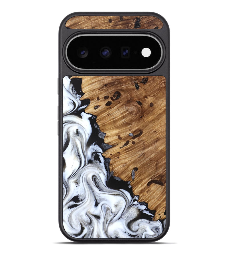 Pixel 11 Pro XL Wood Phone Case - Lorelei (Black & White, 827221)