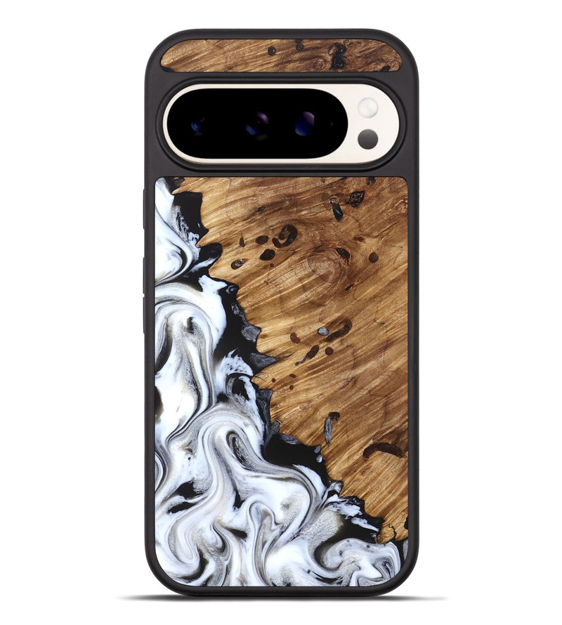 Pixel 9 Pro XL Wood Phone Case - Lorelei (Black & White, 827221)