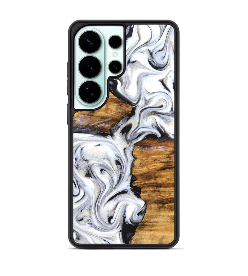 Galaxy S26 Ultra Wood Phone Case - Jett (Black & White, 827222)