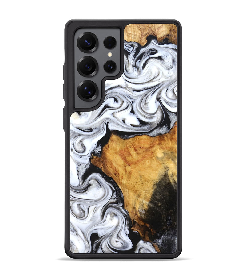 Galaxy S25 Ultra Wood Phone Case - Minerva (Black & White, 827224)