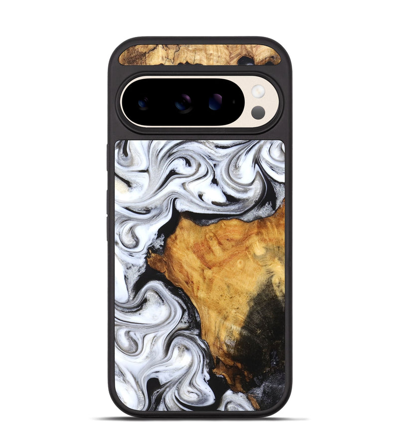 Pixel 10 Wood Phone Case - Minerva (Black & White, 827224)