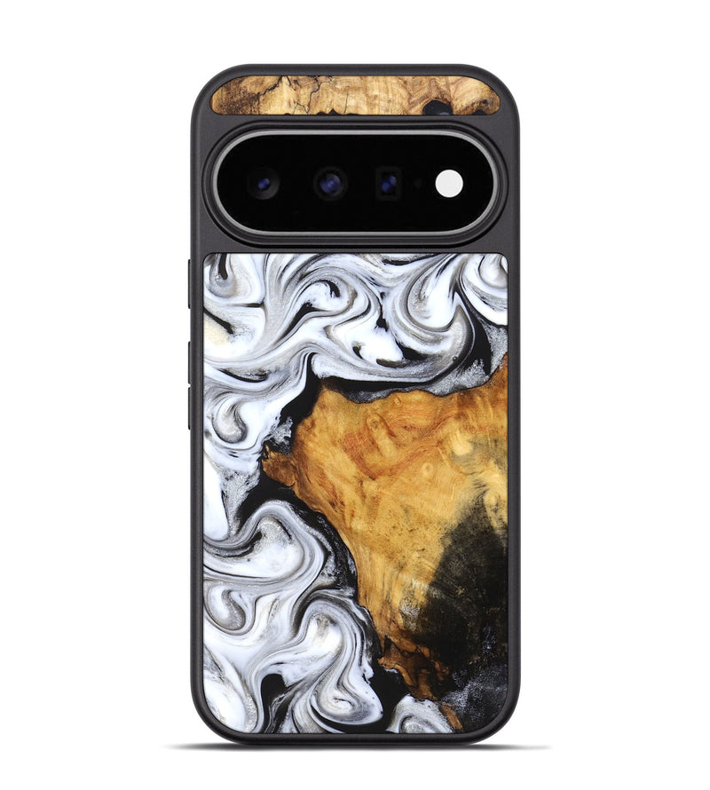 Pixel 11 Pro Wood Phone Case - Minerva (Black & White, 827224)