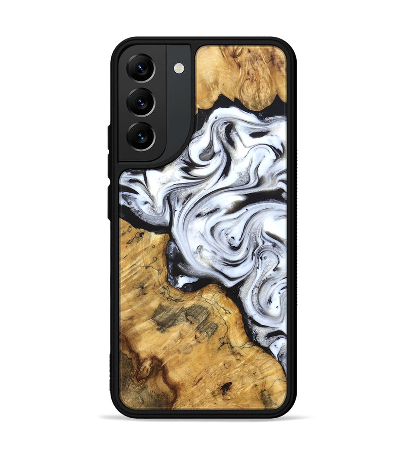 Galaxy S22 Plus Wood Phone Case - Luisa (Black & White, 827225)