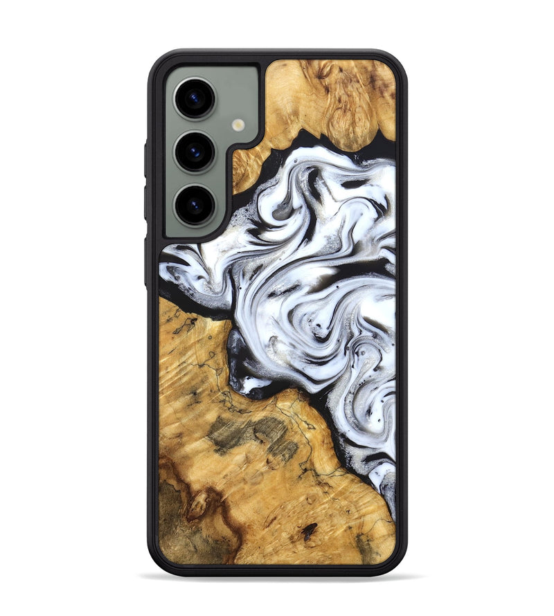 Galaxy S24 Plus Wood Phone Case - Luisa (Black & White, 827225)
