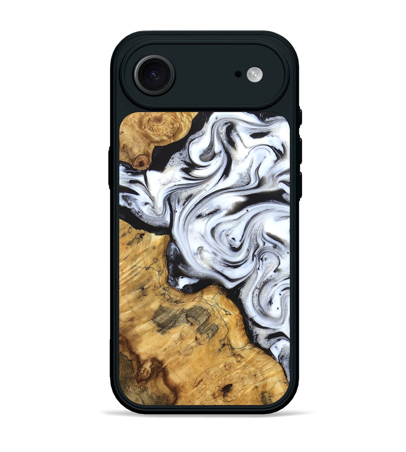 iPhone 17 Air Wood Phone Case - Luisa (Black & White, 827225)