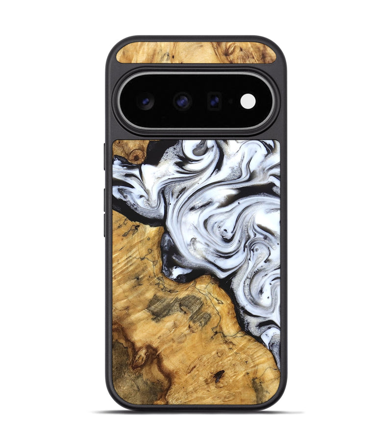 Pixel 11 Pro Wood Phone Case - Luisa (Black & White, 827225)