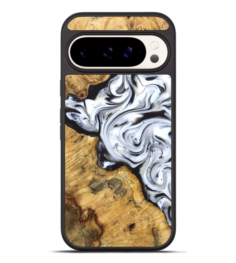 Pixel 9 Pro XL Wood Phone Case - Luisa (Black & White, 827225)
