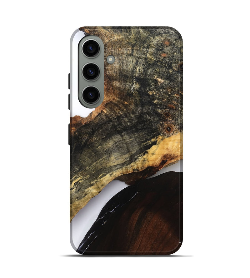 Galaxy S24 Wood Live Edge Phone Case - Blanca (Clear, 827227)