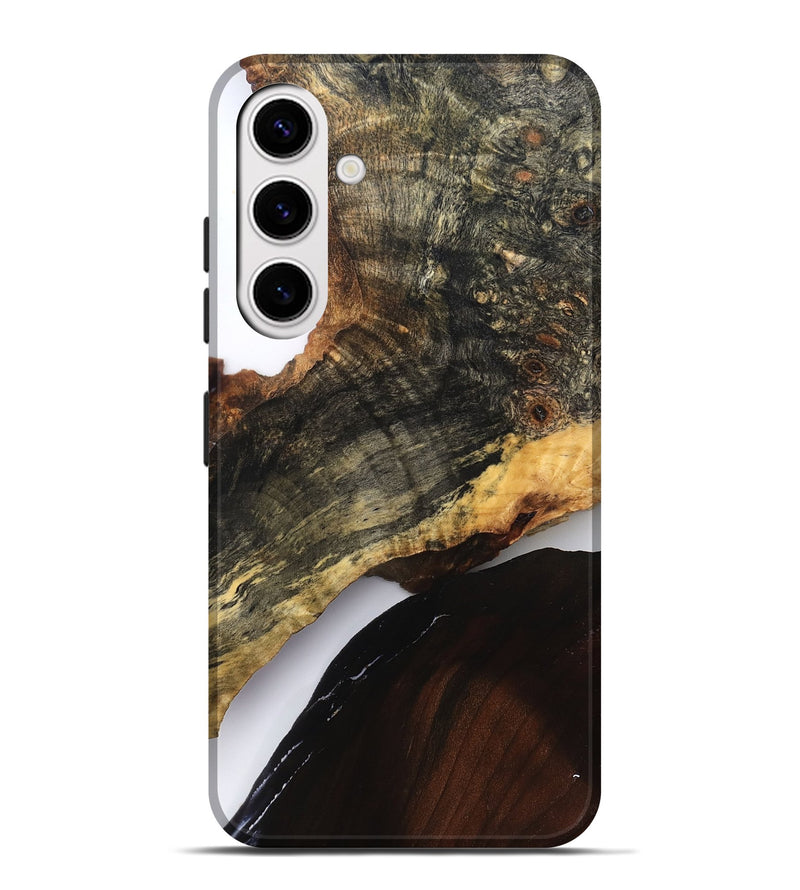 Galaxy S25 Plus Wood Live Edge Phone Case - Blanca (Clear, 827227)