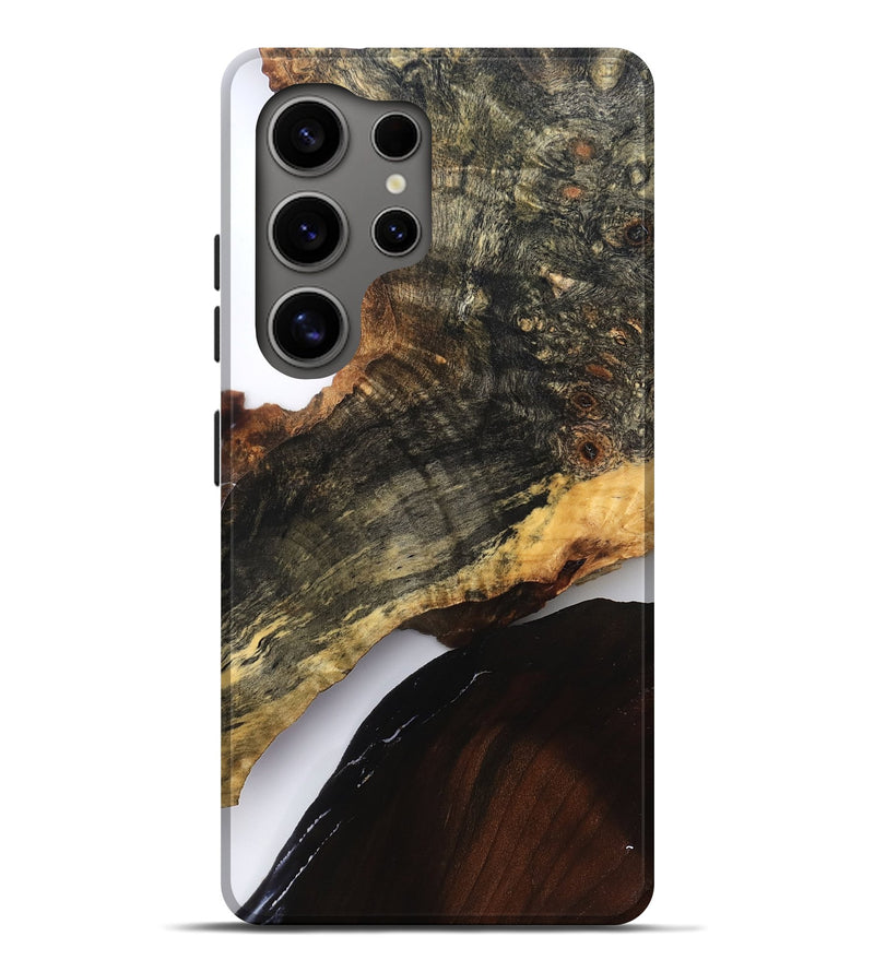 Galaxy S25 Ultra Wood Live Edge Phone Case - Blanca (Clear, 827227)