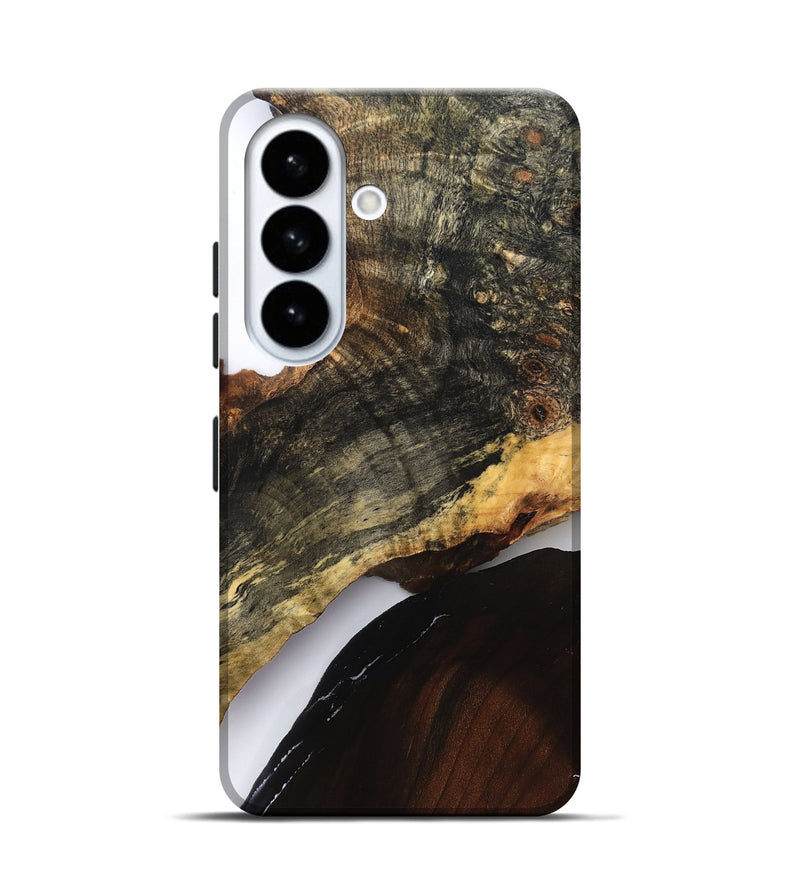 Galaxy S26 Wood Live Edge Phone Case - Blanca (Clear, 827227)