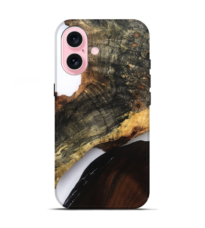iPhone 17 Wood Live Edge Phone Case - Blanca (Clear, 827227)