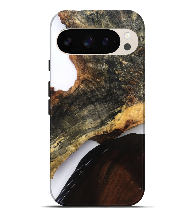 Pixel 10 Pro XL Wood Live Edge Phone Case - Blanca (Clear, 827227)