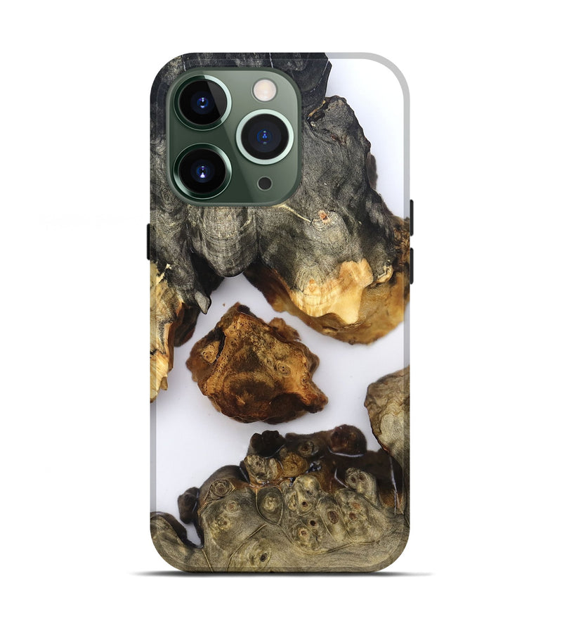 iPhone 13 Pro Wood Live Edge Phone Case - Cailyn (Clear, 827228)
