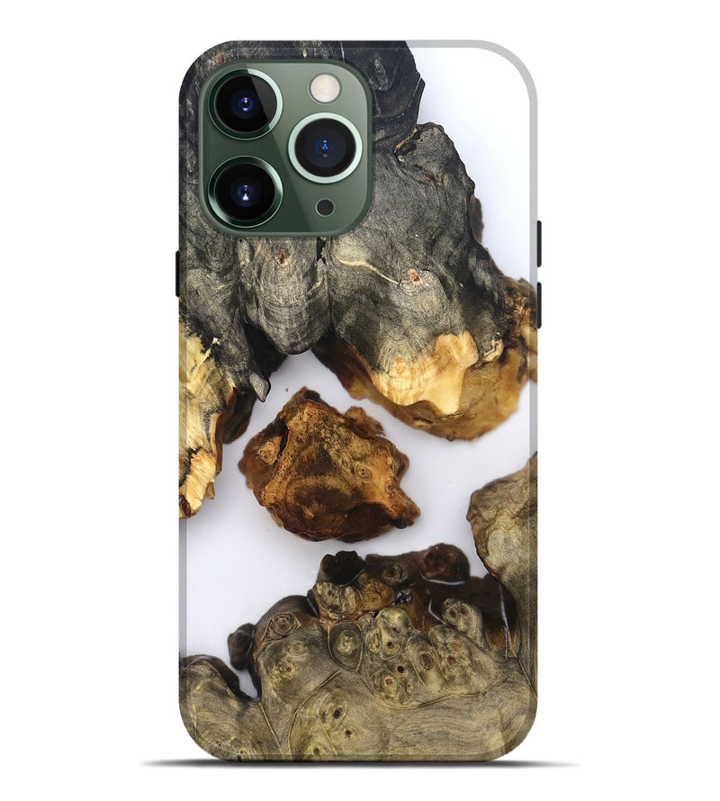 iPhone 13 Pro Max Wood Live Edge Phone Case - Cailyn (Clear, 827228)