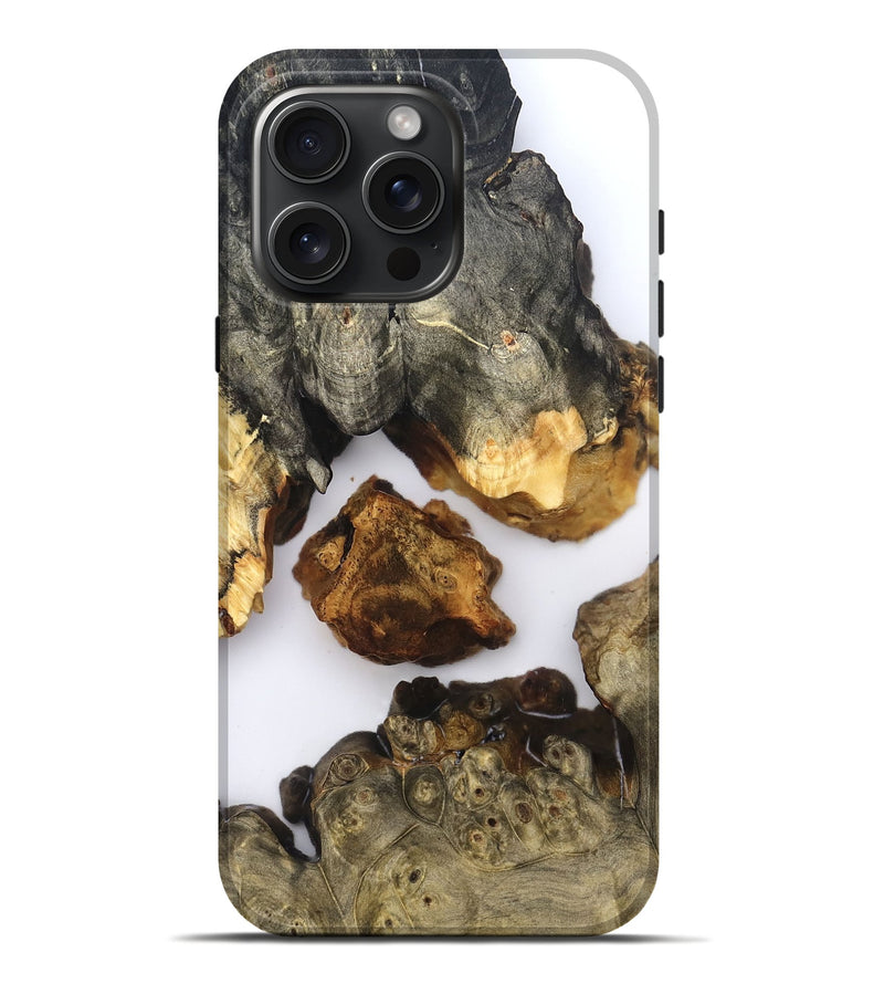 iPhone 16 Pro Max Wood Live Edge Phone Case - Cailyn (Clear, 827228)
