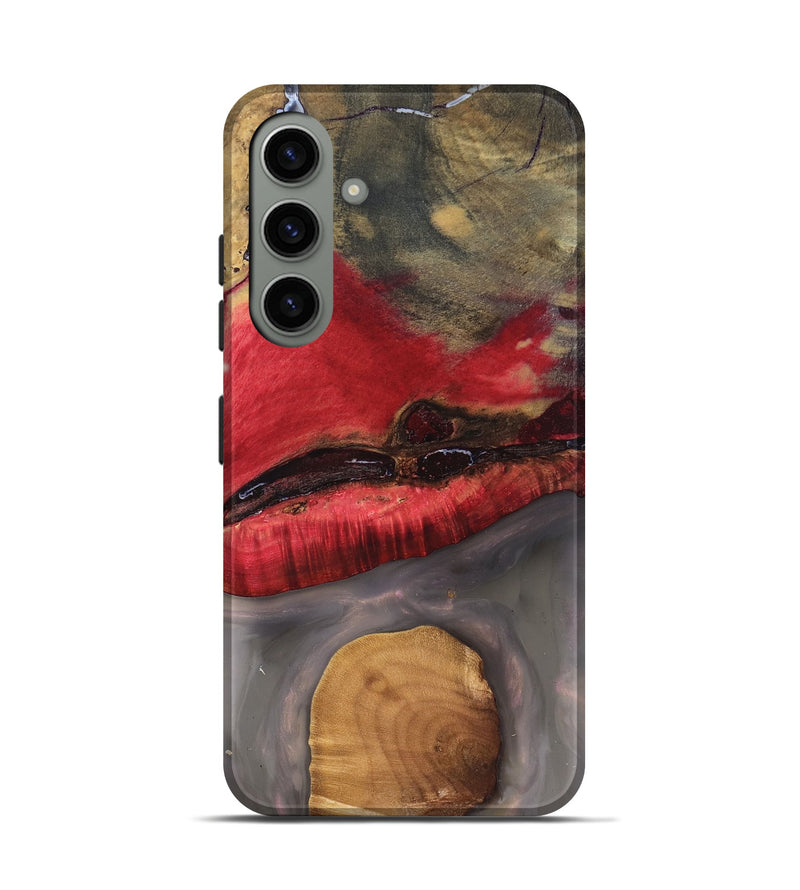 Galaxy S24 Wood Live Edge Phone Case - Keaton (Clear, 827230)
