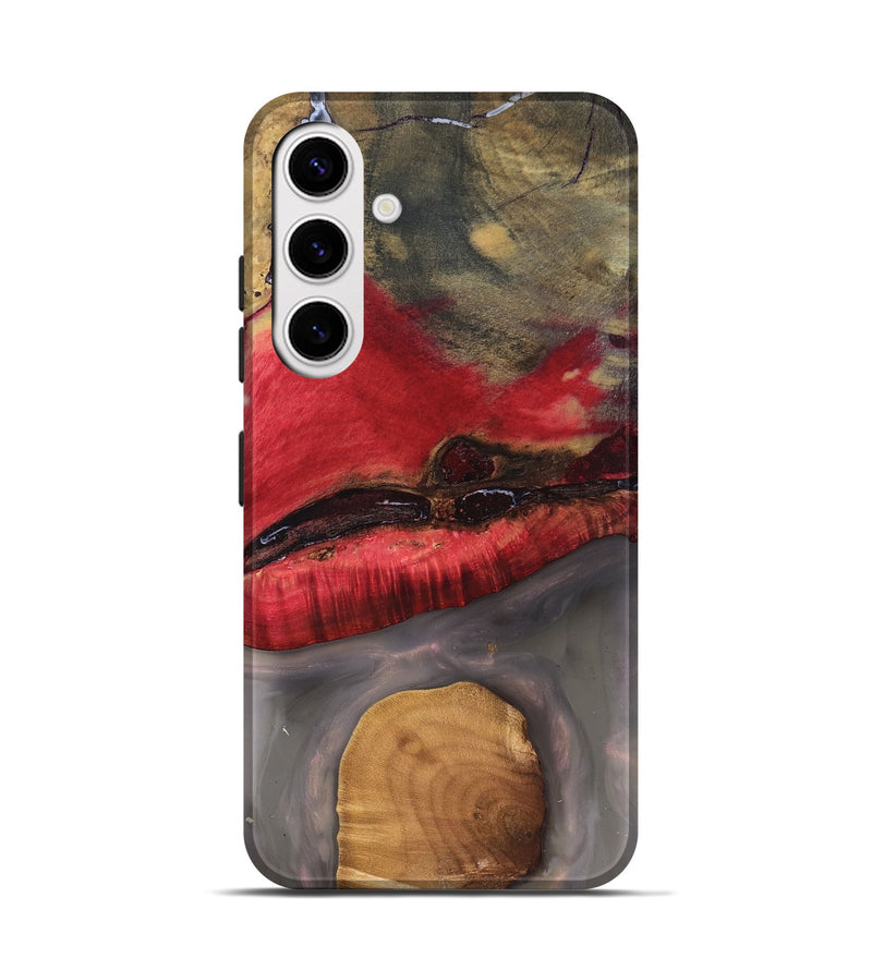 Galaxy S25 Wood Live Edge Phone Case - Keaton (Clear, 827230)