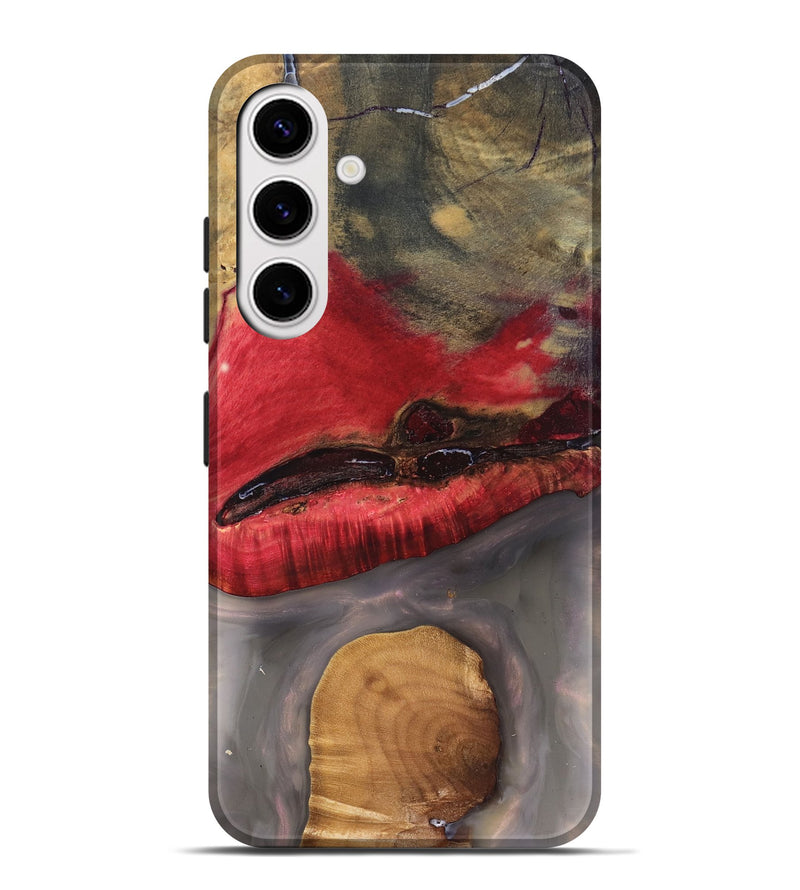 Galaxy S25 Plus Wood Live Edge Phone Case - Keaton (Clear, 827230)