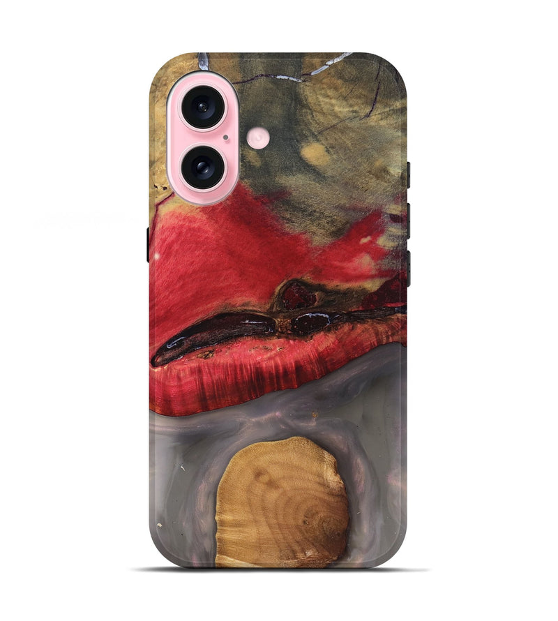 iPhone 17 Wood Live Edge Phone Case - Keaton (Clear, 827230)
