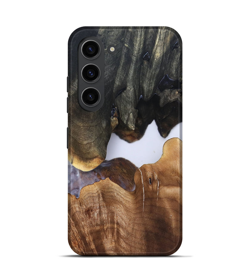 Galaxy S23 Wood Live Edge Phone Case - Simone (Clear, 827231)
