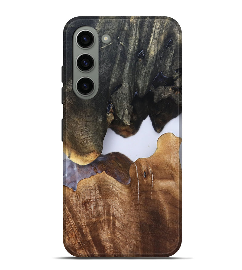 Galaxy S23 Plus Wood Live Edge Phone Case - Simone (Clear, 827231)