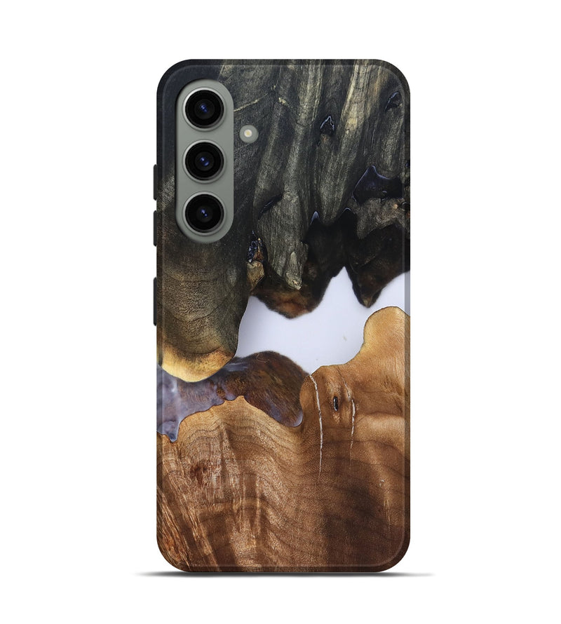 Galaxy S24 Wood Live Edge Phone Case - Simone (Clear, 827231)