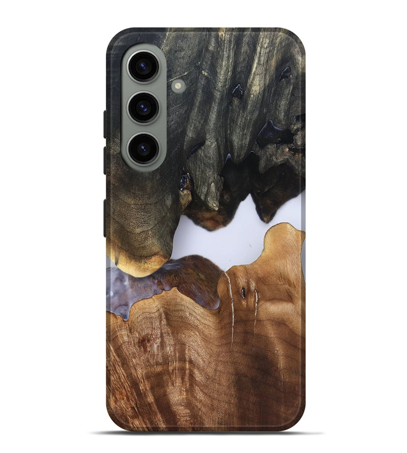 Galaxy S24 Plus Wood Live Edge Phone Case - Simone (Clear, 827231)