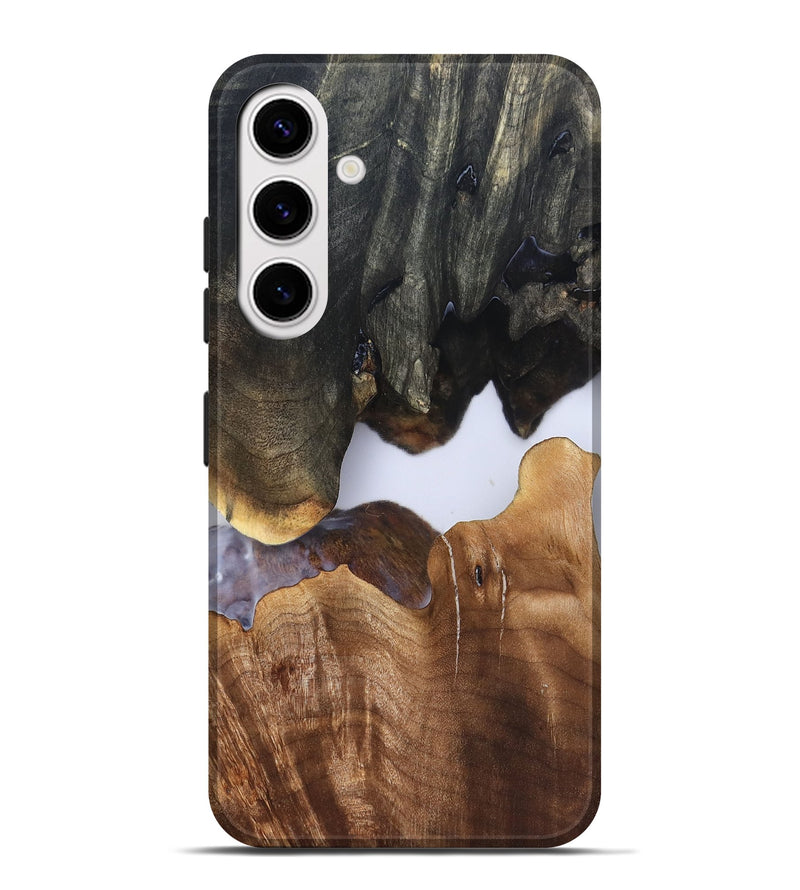 Galaxy S25 Plus Wood Live Edge Phone Case - Simone (Clear, 827231)