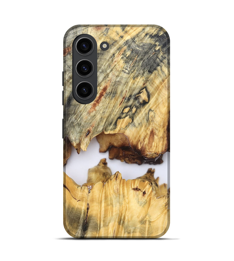 Galaxy S23 Wood Live Edge Phone Case - Kip (Clear, 827232)