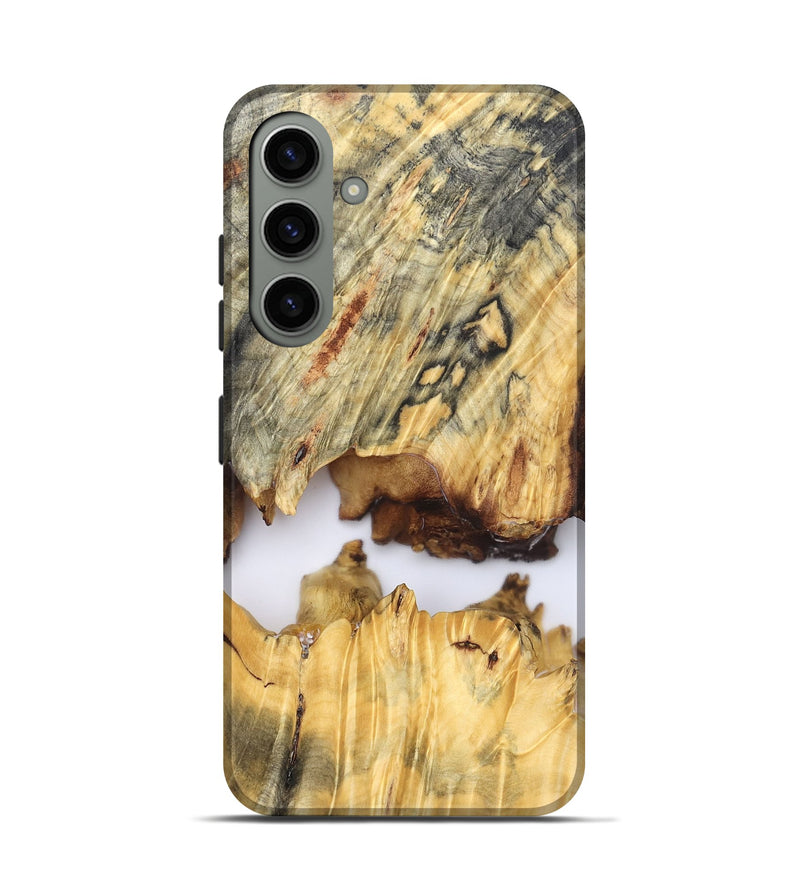 Galaxy S24 Wood Live Edge Phone Case - Kip (Clear, 827232)