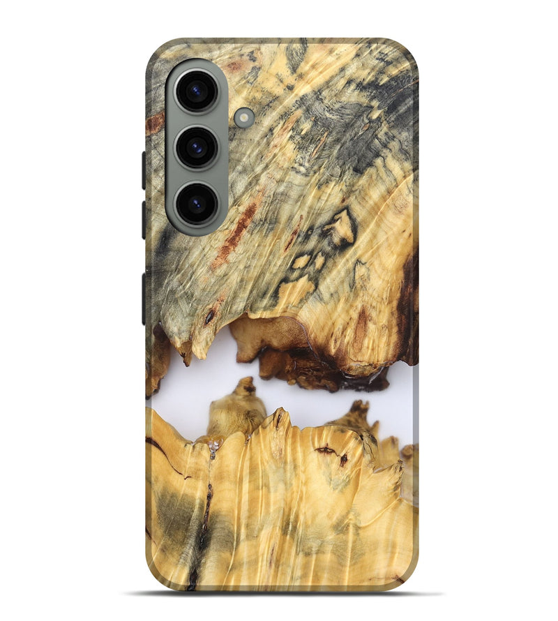 Galaxy S24 Plus Wood Live Edge Phone Case - Kip (Clear, 827232)