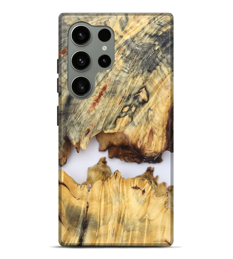 Galaxy S24 Ultra Wood Live Edge Phone Case - Kip (Clear, 827232)